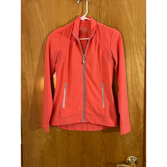 Barco One Jackets & Blazers - Barco One Womens Jacket Size XXS Crew Neck Full Zip Stretch Microfiber EUC